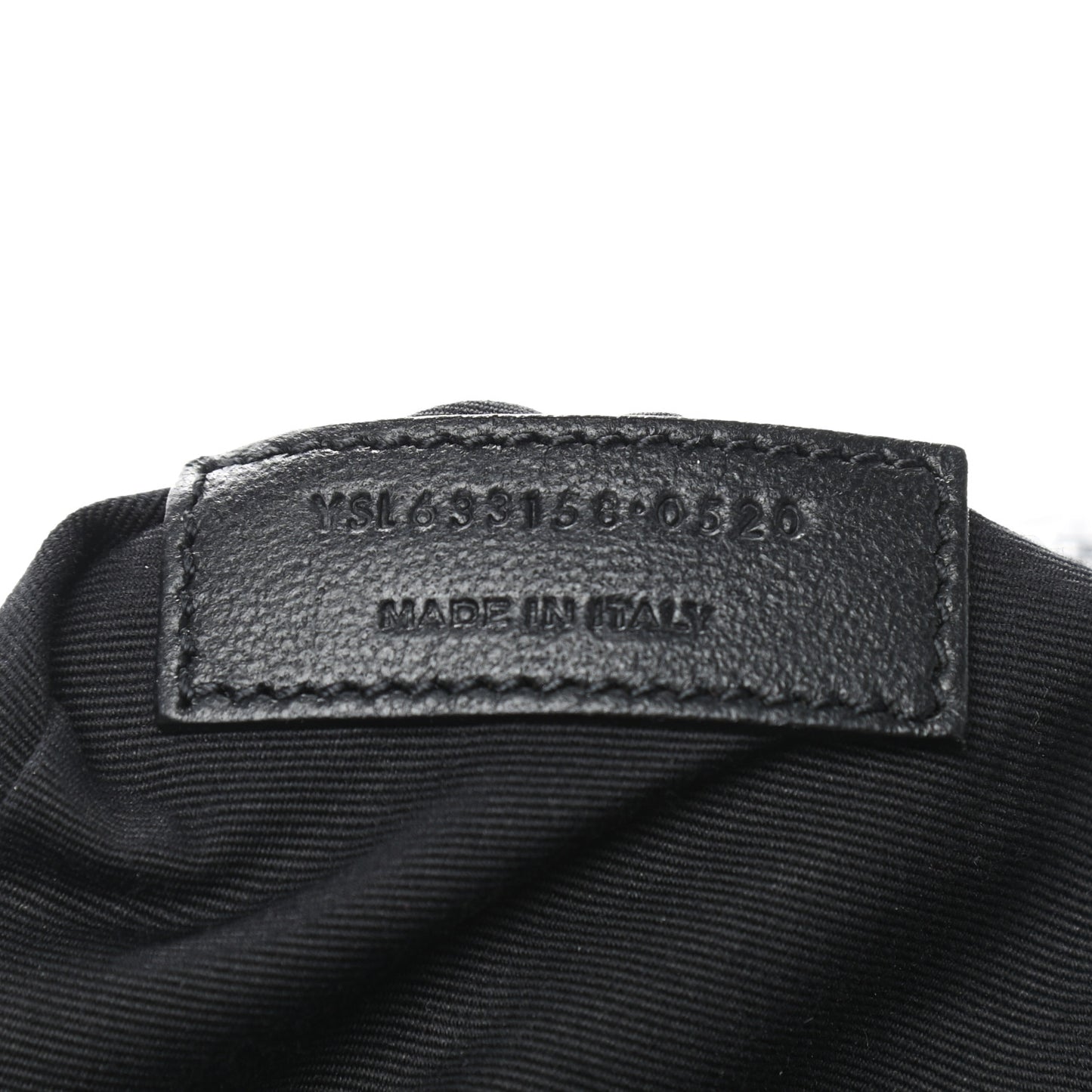 Crinkled Calfskin Matelasse Monogram Medium Niki Chain Satchel Black