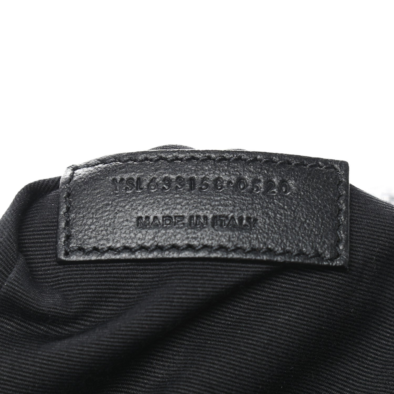 Saint Laurent Crinkled Calfskin Matelasse Monogram Medium Niki Chain Satchel Black 9 of 10