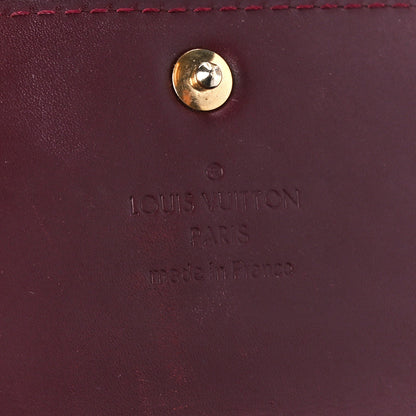 Louis Vuitton Vernis Sarah Wallet Rouge Fauviste 6 of 9
