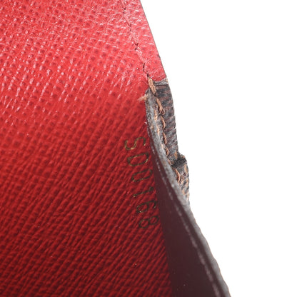 Louis Vuitton Damier Ebene Josephine Wallet Red 10 of 11