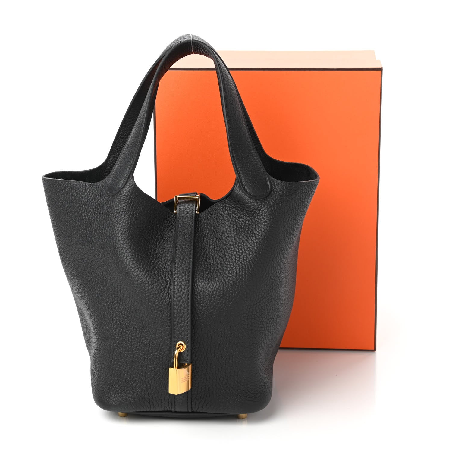 Hermes Taurillon Clemence Picotin Lock 18 PM Black 11 of 11