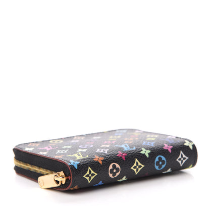 Louis Vuitton Monogram Multicolor Zippy Coin Purse Black Grenade 4 of 7