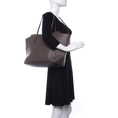 Gucci Dollar Calfskin Medium Swing Tote Grey Field Soft Pink 2 of 8
