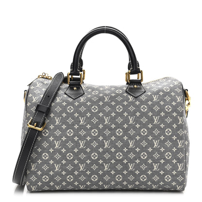 Louis Vuitton Monogram Idylle Speedy Bandouliere 30 Encre 2 of 19