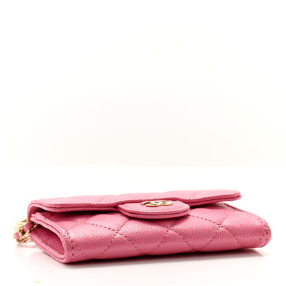Chanel Caviar Quilted Belt Bag Pink 4 of 10