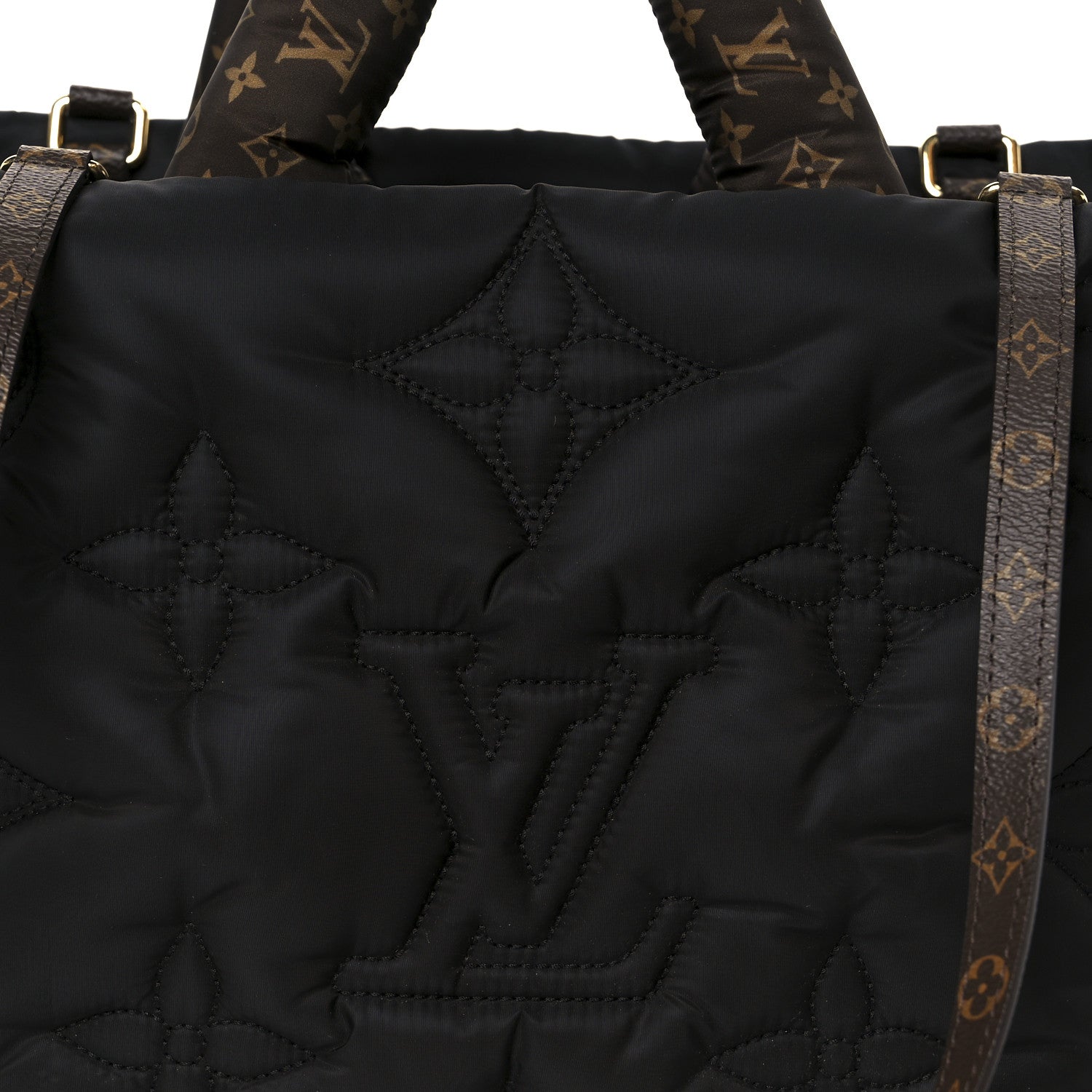 Louis Vuitton Econyl Monogram Pillow Giant Onthego MM Black 6 of 8