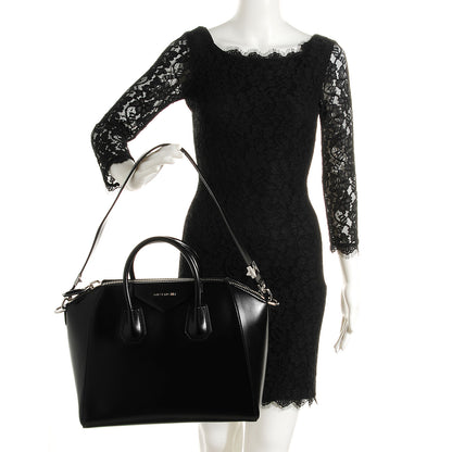 Givenchy Shiny Lord Calfskin Medium Antigona Black 2 of 11