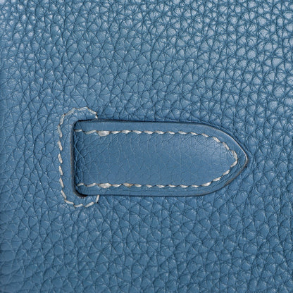 Hermes Togo Birkin 35 Blue Jean 29 of 37