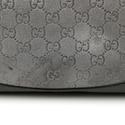 Gucci Metallic Guccissima Large Tote Dark Grey 16 of 23