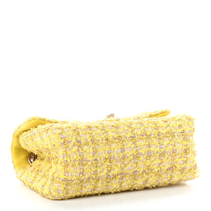 Chanel Tweed Quilted 2.55 Reissue Mini Flap Yellow 3 of 4