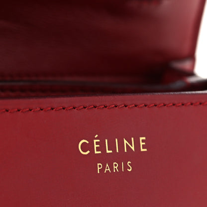 Celine Box Calfskin Small Classic Box Flap Bag Red 5 of 10