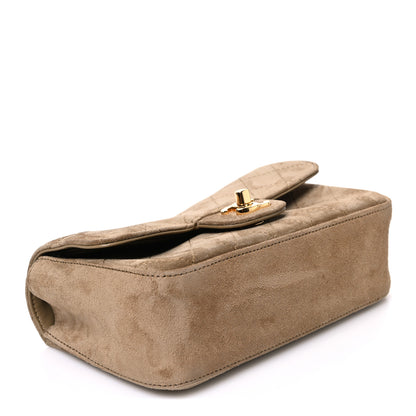 Chanel Suede Calfskin Mini Souplissimo Flap Dark Beige 4 of 11