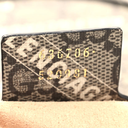 Gucci X BALENCIAGA GG Supreme Monogram Striped Logo Print Web Small Jackie 1961 Hobo Beige Ebony Mystic White 7 of 10