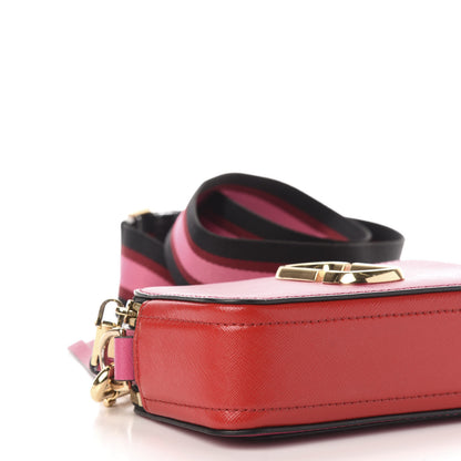 Marc Jacobs Saffiano Small Snapshot Camera Bag Hibiscus Multicolor 9 of 11