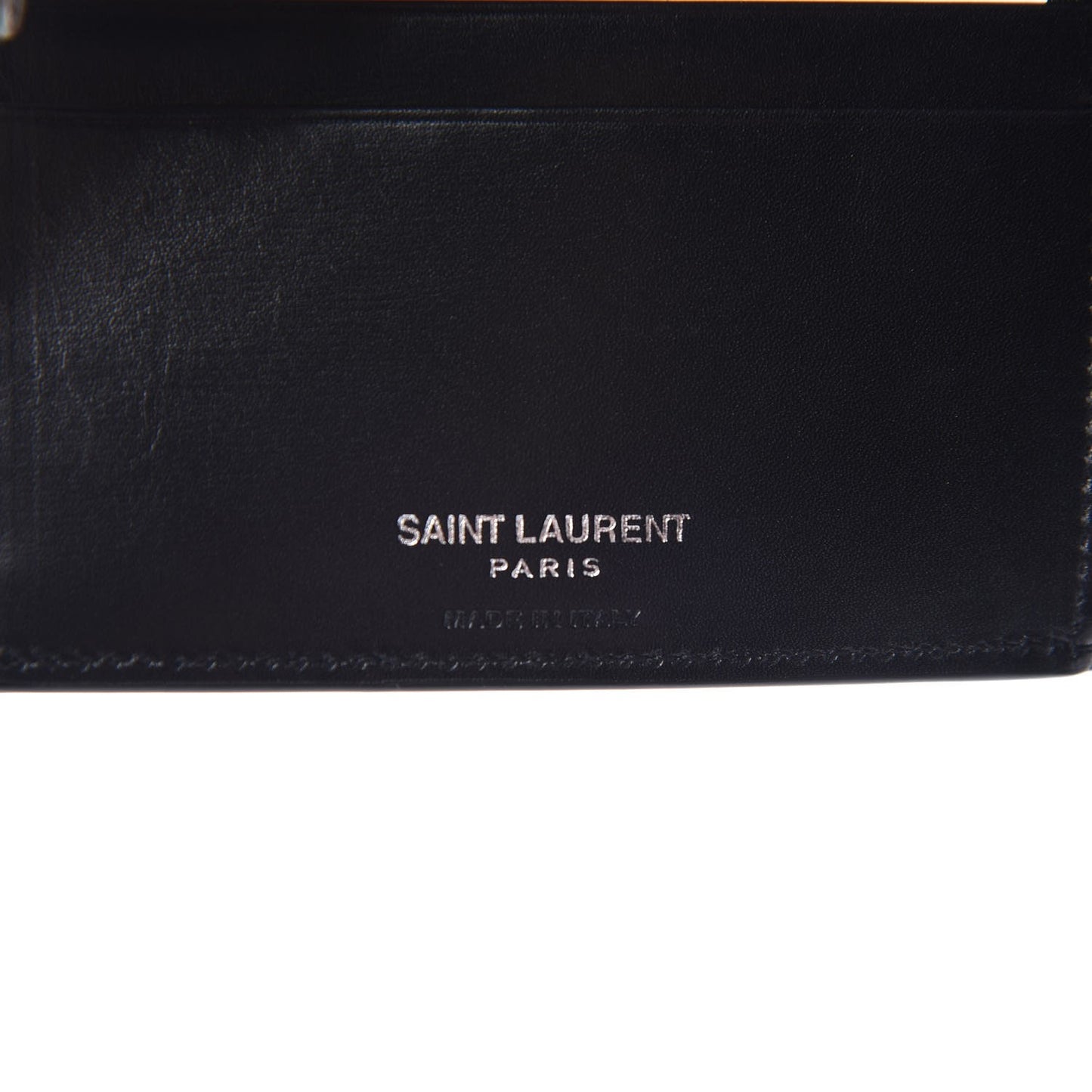 Smooth Calfskin Monogram East West Wallet Black