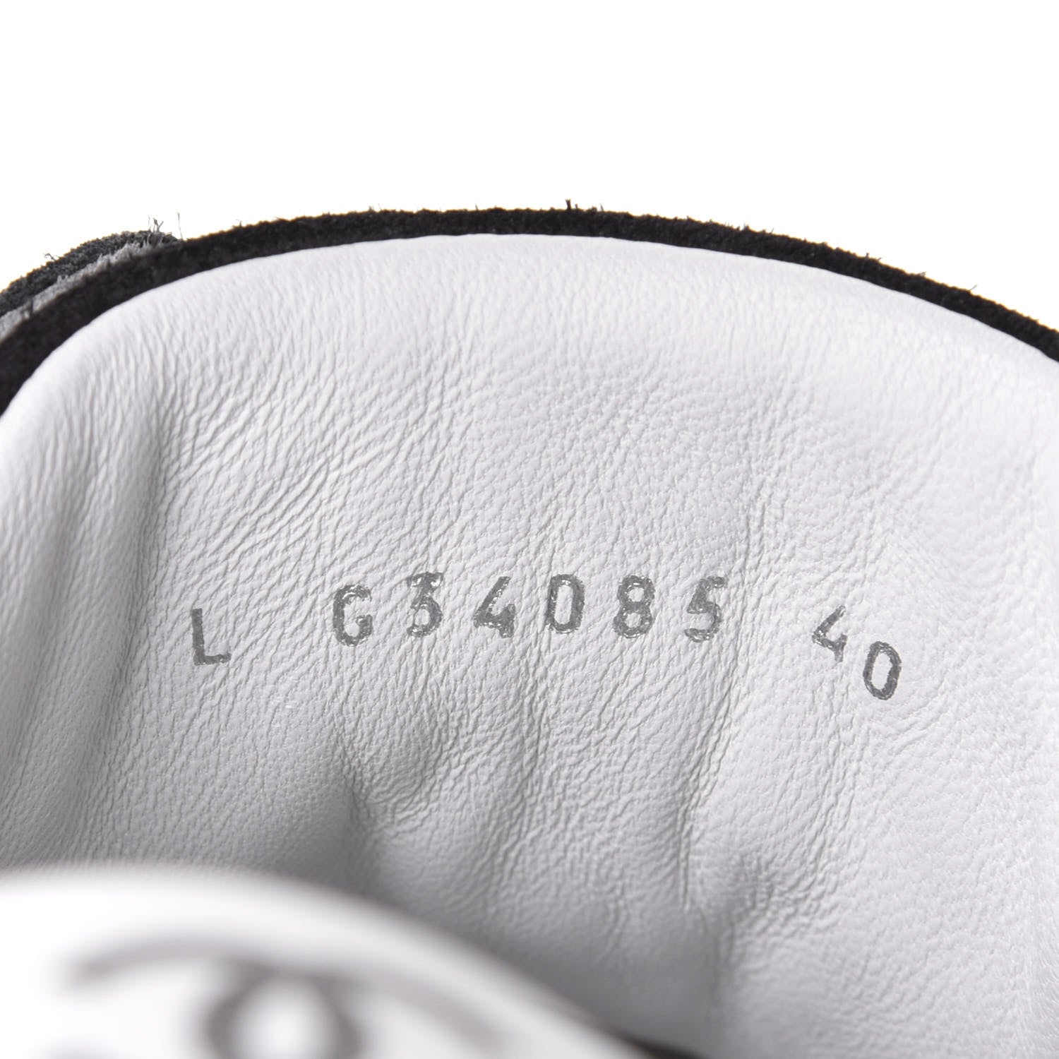 Chanel Suede CC Sneakers 40 Black 10 of 11