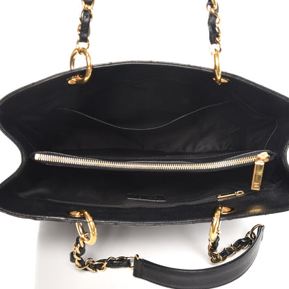 Chanel Caviar Quilted Grand Shopping Tote GST Black 5 of 13