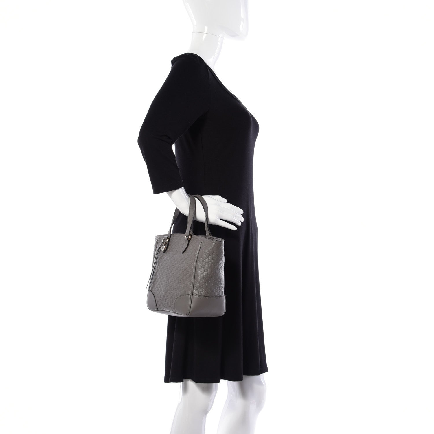 Gucci Microguccissima Small Bree Tote Graphite 3 of 10