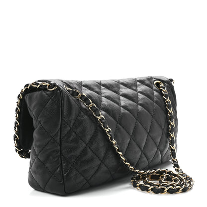Chanel Calfskin Quilted Medium Chain Me Flap Black 2 of 10