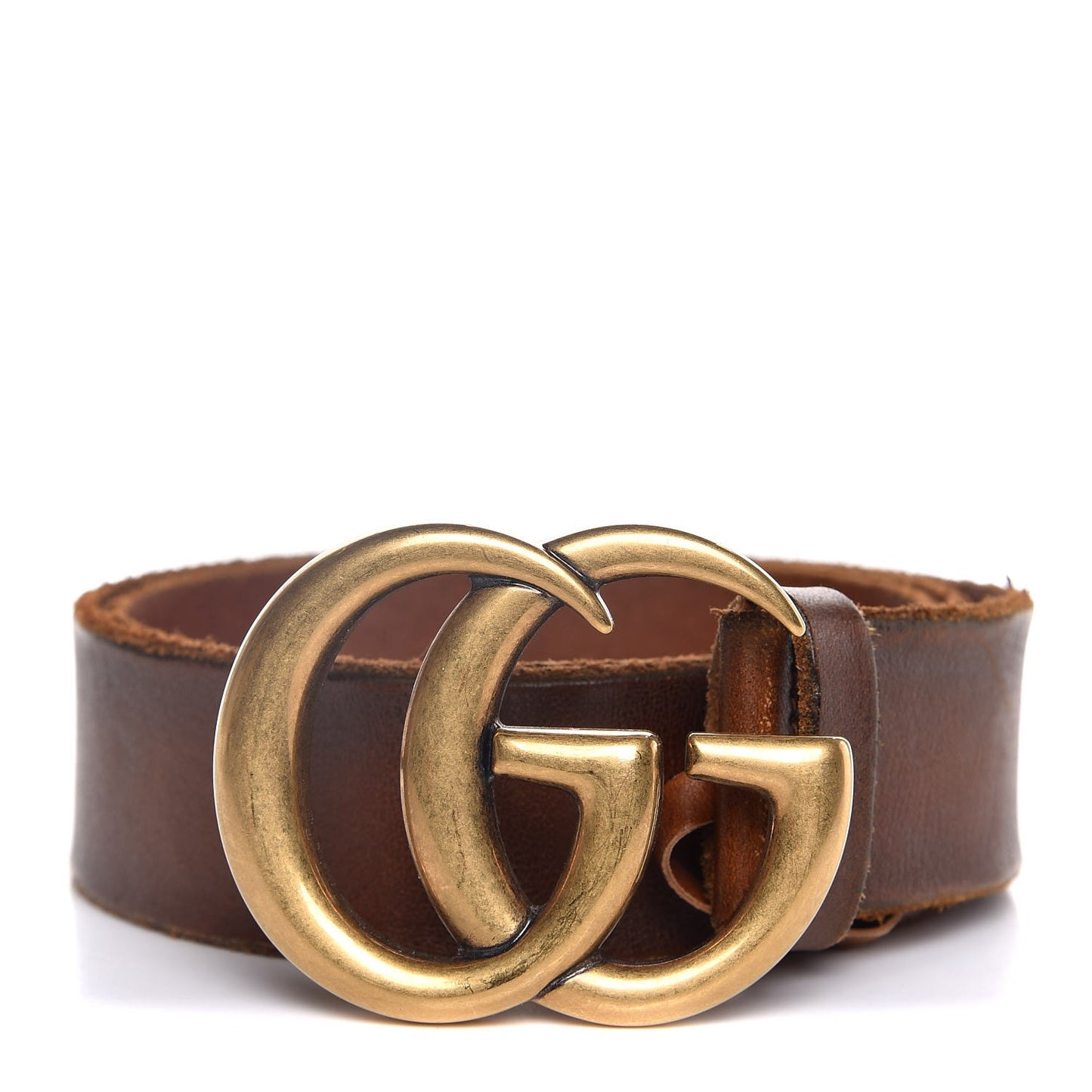 Faded Calfskin Double G 40mm Belt 85 34 Cuir