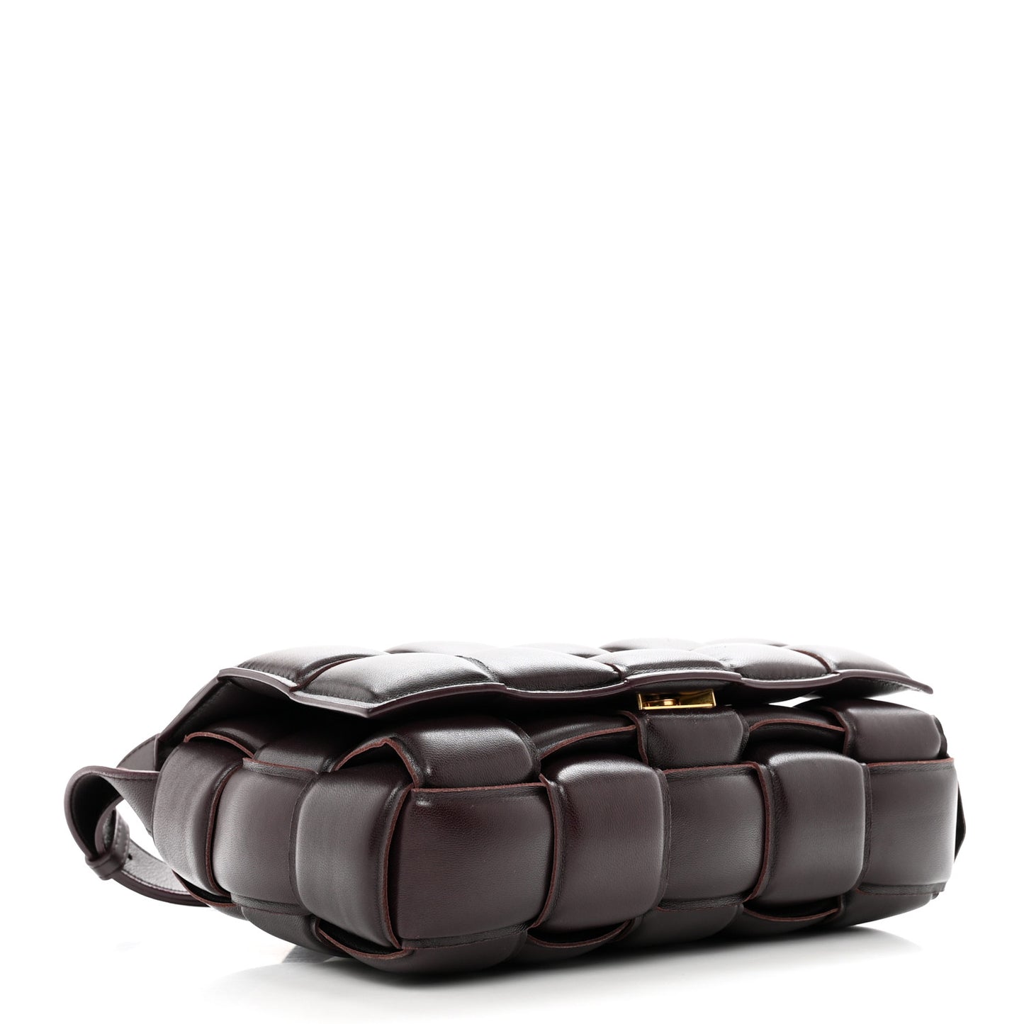 Nappa Maxi Intreccio Padded Cassette Crossbody Bag Fondant