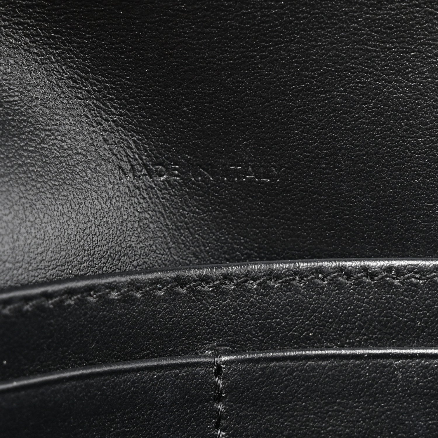 Celine Shiny Calfskin Triomphe Margo Wallet on Chain Black 7 of 13