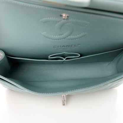 Chanel Caviar Quilted Small Double Flap Light Blue 5 of 12