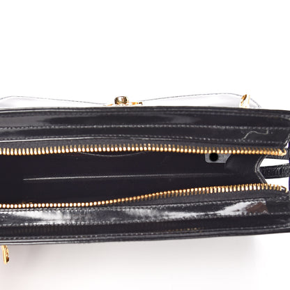 Chanel Patent CC Wristlet Black 5 of 10