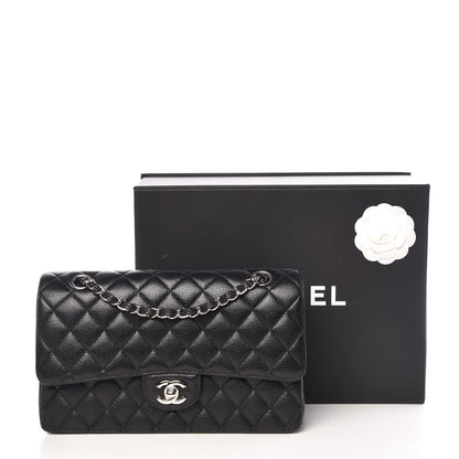 Chanel Caviar Quilted Medium Double Flap Black 17 of 17