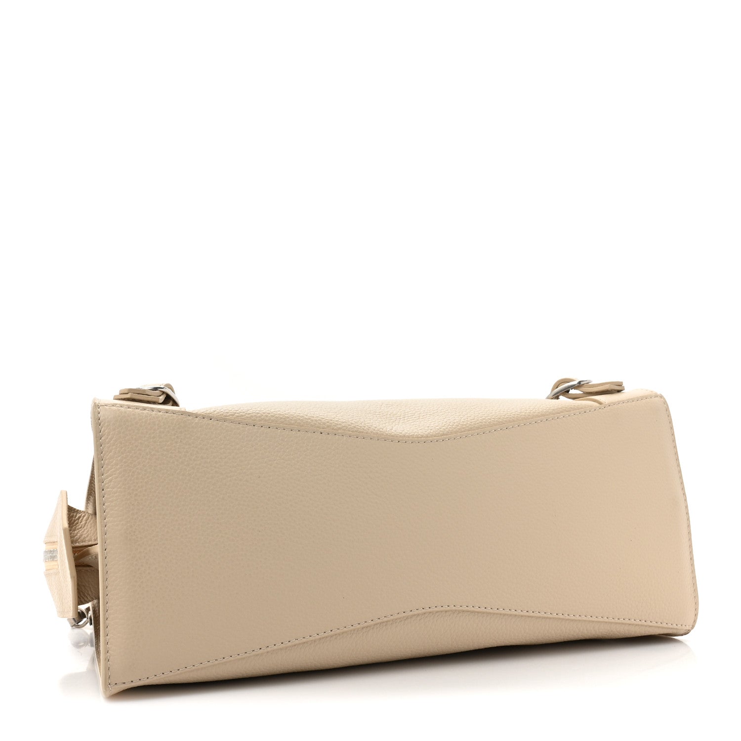 Balenciaga Grained Calfskin Neo Classic Silver Hardware S City Cream 4 of 14