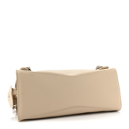 Balenciaga Grained Calfskin Neo Classic Silver Hardware S City Cream 4 of 14