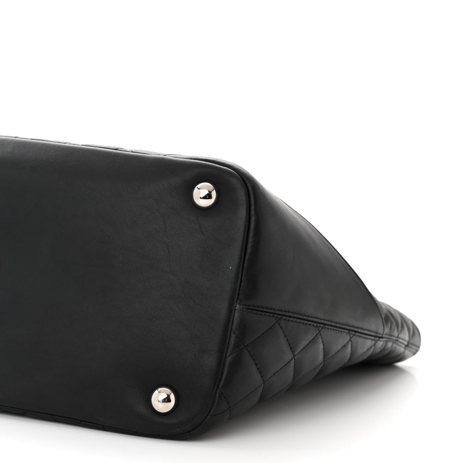 Chanel Calfskin Quilted Large Cambon Tote Black 10 of 11
