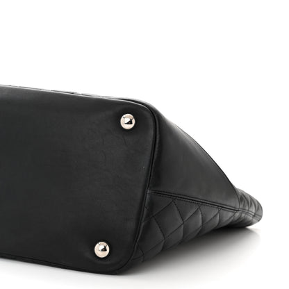 Chanel Calfskin Quilted Large Cambon Tote Black 10 of 11