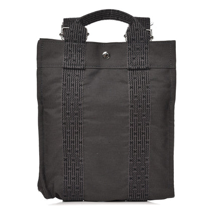 Hermes Canvas Herline Backpack Grey 1 of 7