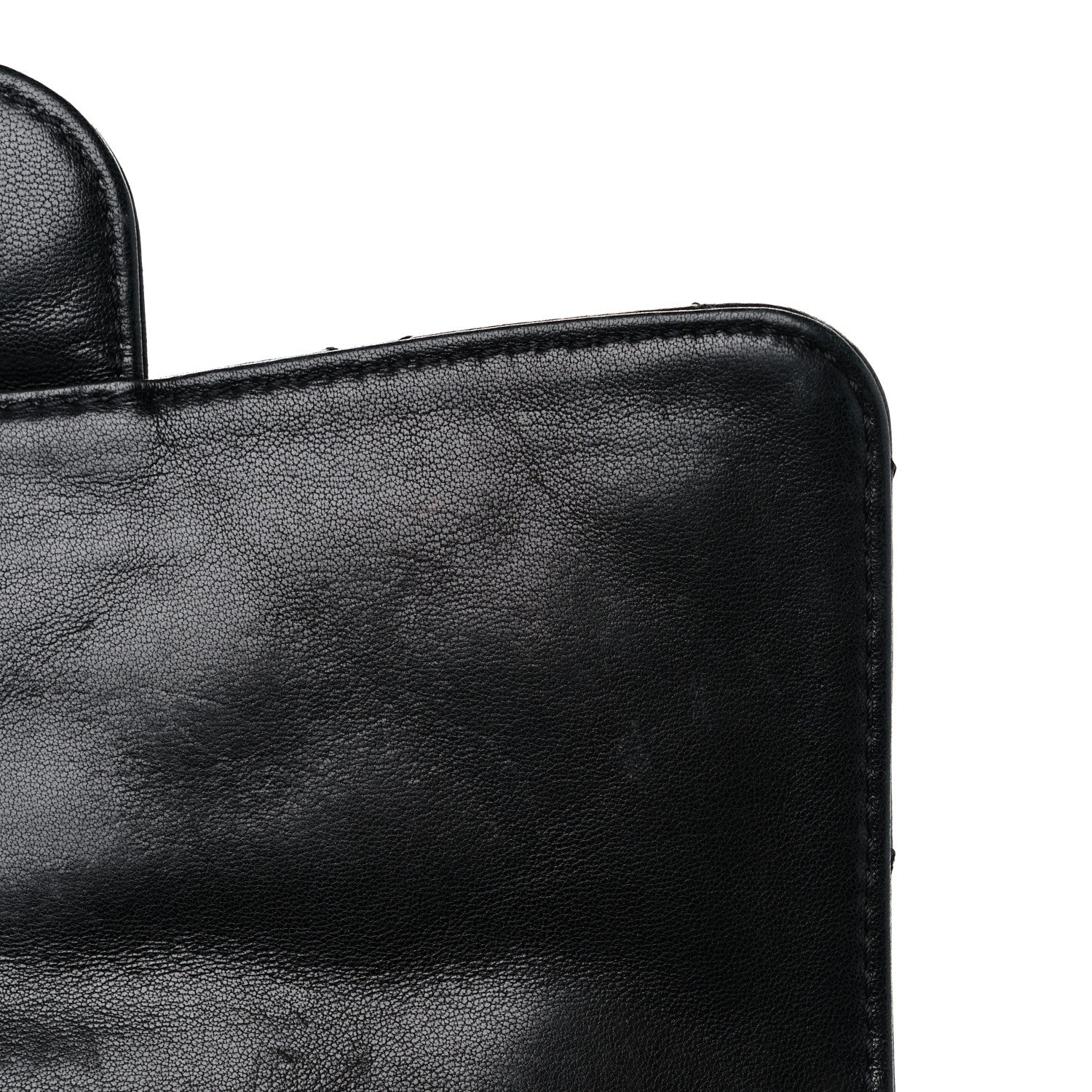 Chanel Lambskin Quilted Messenger Bag Black 12 of 21