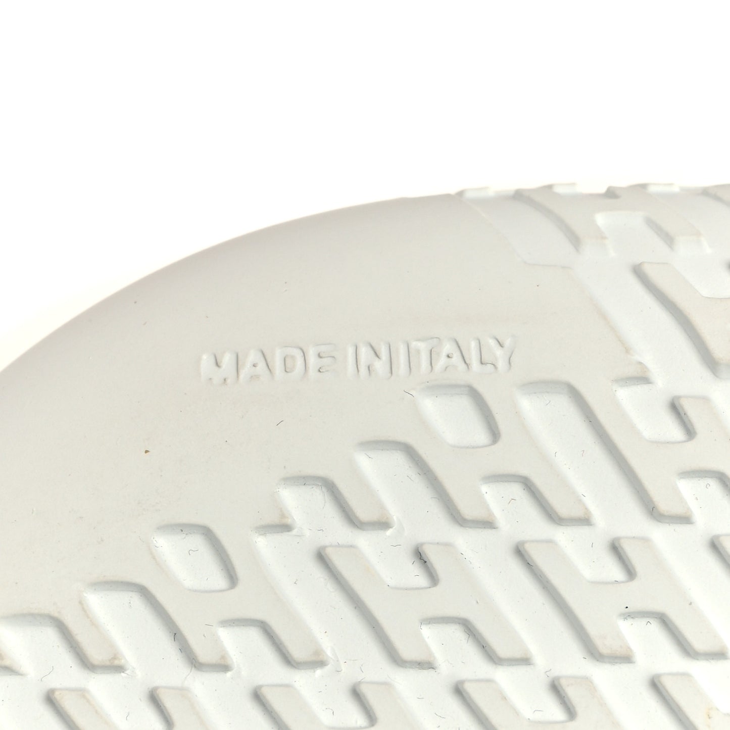 Knit Suede Goatskin Womens Crew Sneakers 38.5 Prunoir White