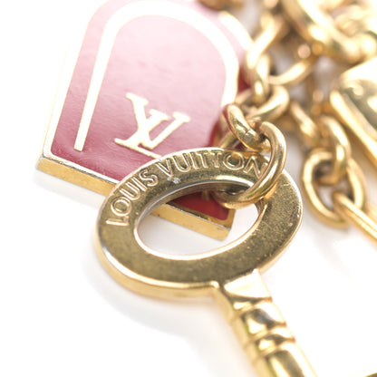 Louis Vuitton Canedas Bag Charm and Key Holder Red 4 of 5