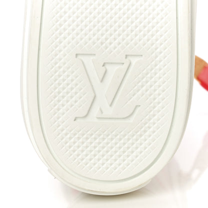 Louis Vuitton Technical Fabric Calfskin Monogram Giant Printed Stellar Sneaker Boots 38 Pink 9 of 15