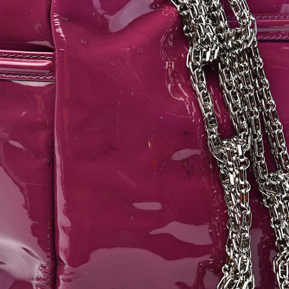 Chanel Patent Mademoiselle Lock Large Shopper Tote Purple 12 of 16