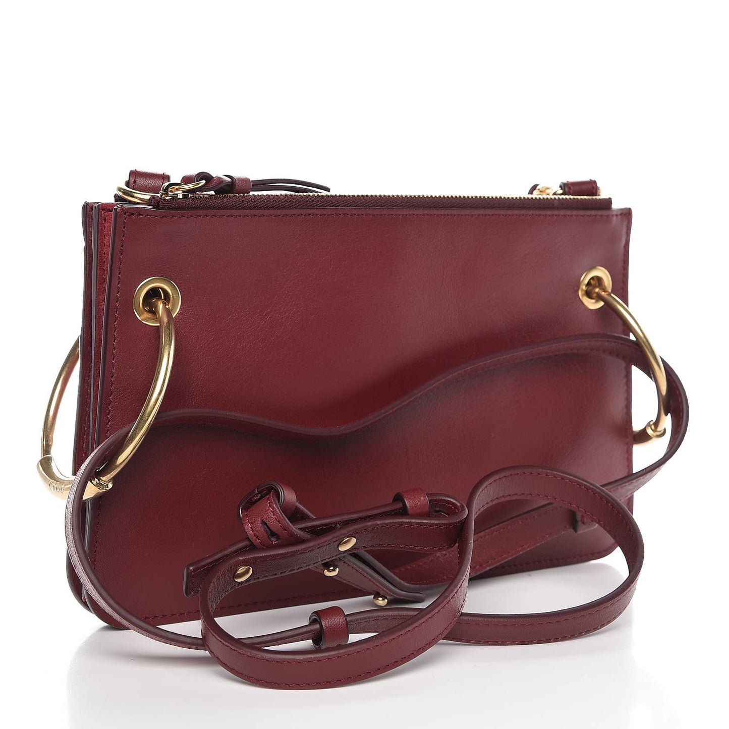 Calfskin Suede Small Roy Bag Plum Purple