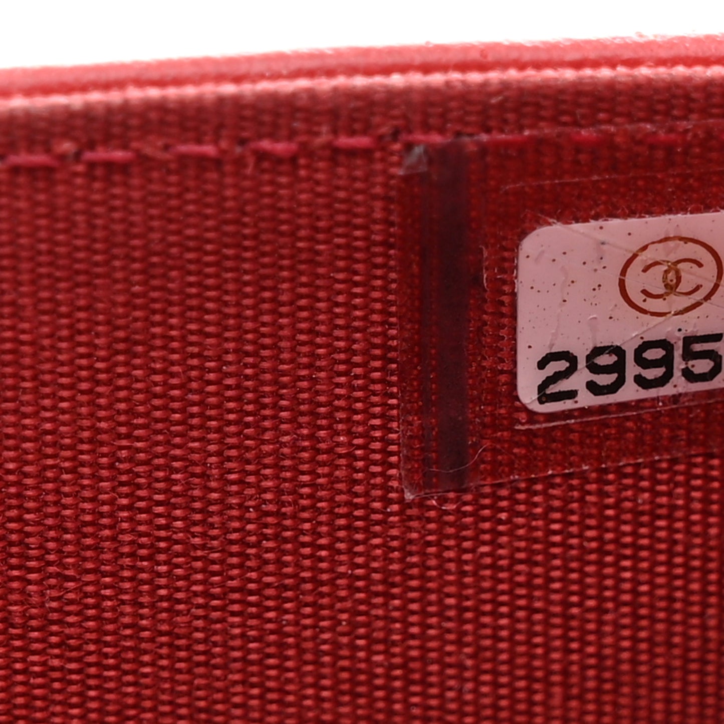 Caviar Quilted Boy Wallet On Chain WOC Red Red
