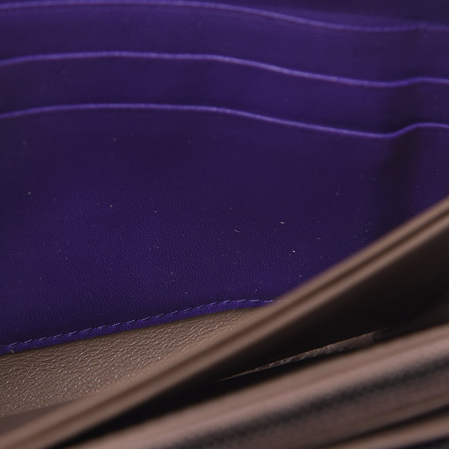 Nappa Intrecciato Zip Around Wallet Anemone