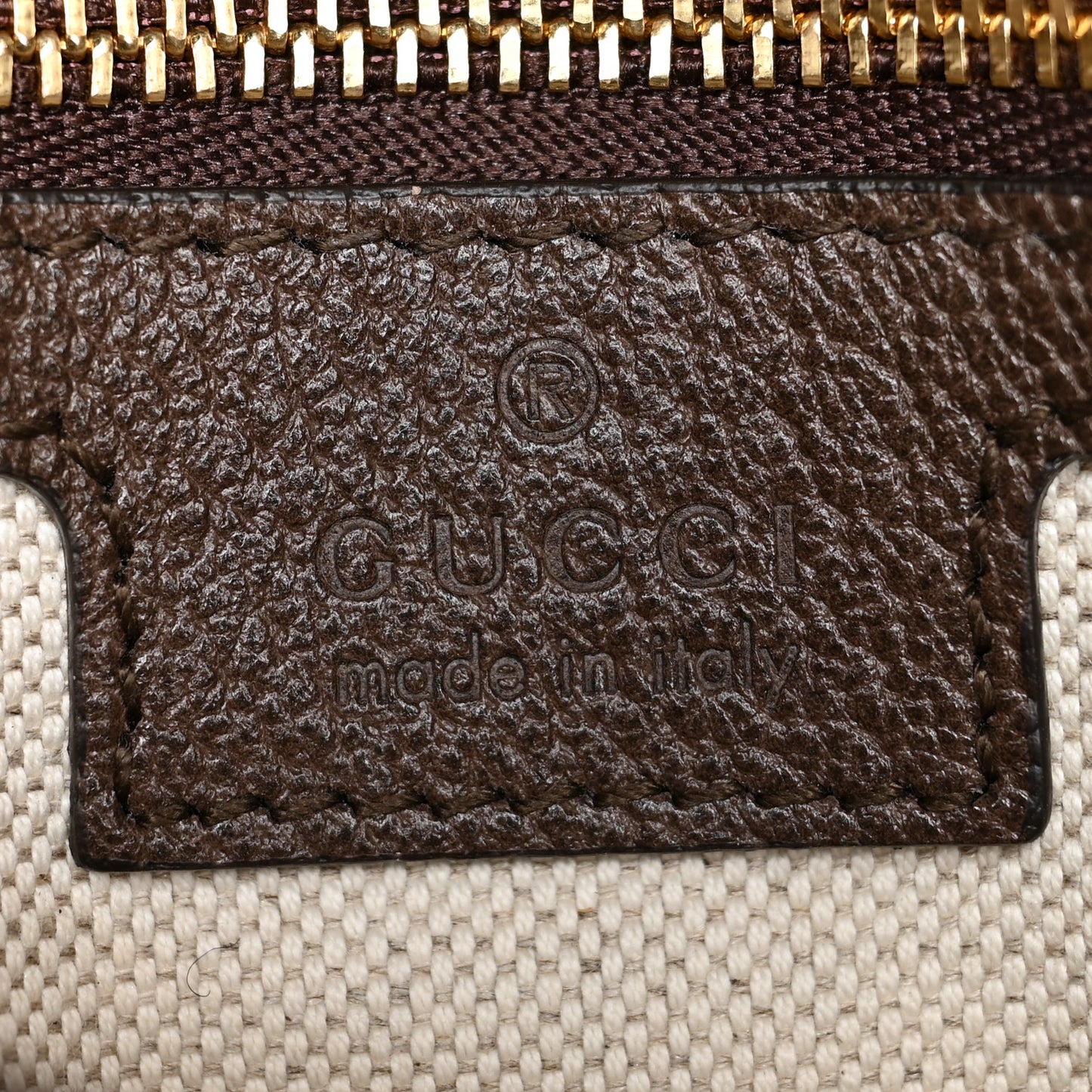 GG Supreme Monogram Textured Dollar Calfskin Medium Blondie Shoulder Flap Bag Beige Ebony New Acero