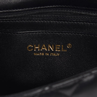 Chanel Lambskin Quilted Mini Rectangular Flap Black 6 of 10
