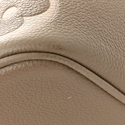 Louis Vuitton Empreinte Monogram Giant Neonoe MM Tourterelle Creme 10 of 11