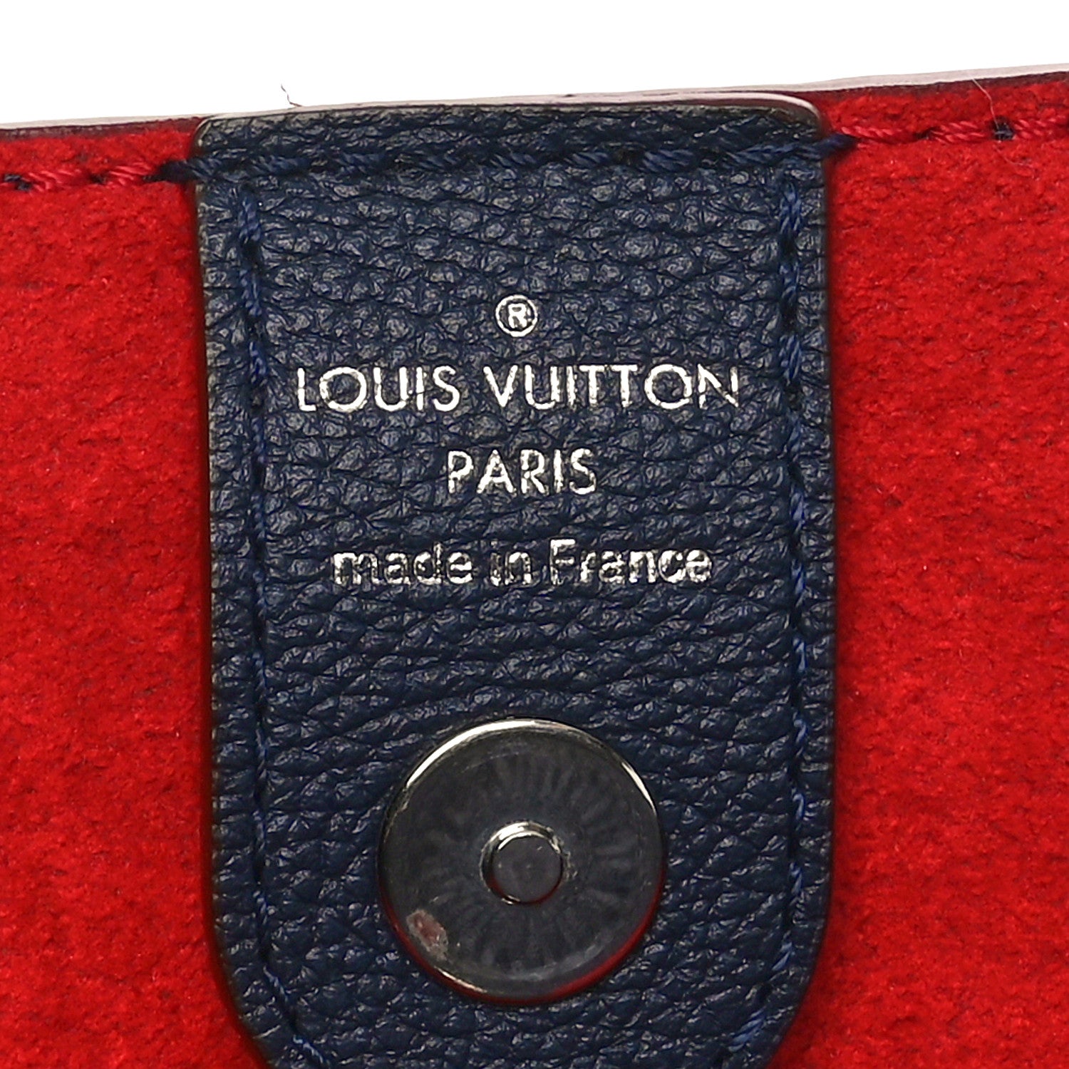Louis Vuitton Calfskin Lockmeto Marine Rouge 6 of 9