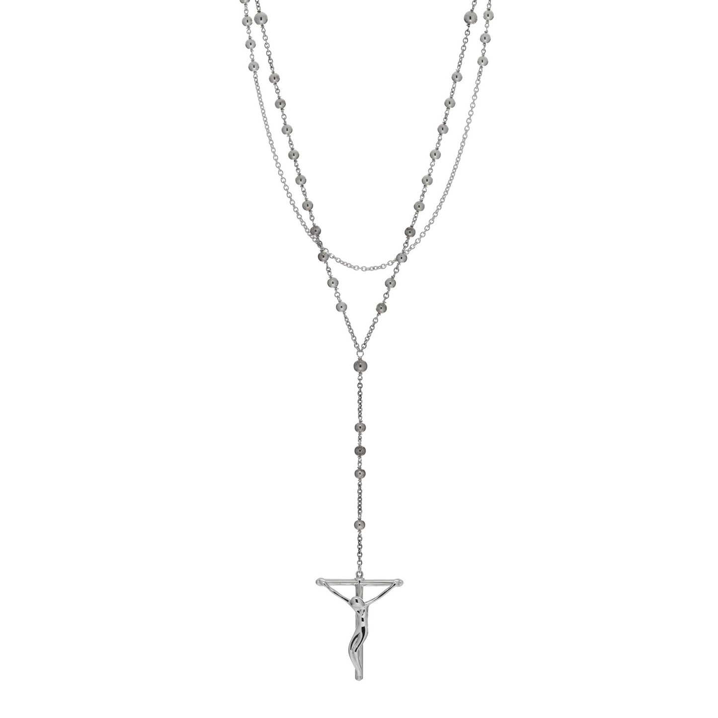 Sterling Silver Elsa Peretti Rosary Necklace