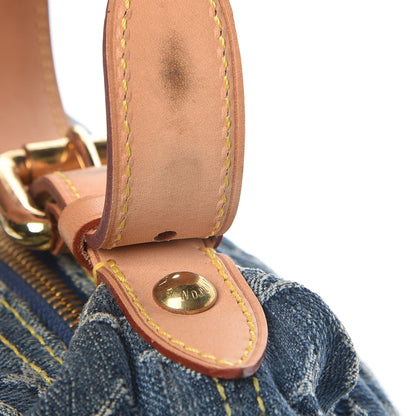 Louis Vuitton Monogram Denim Baggy PM Blue 18 of 19