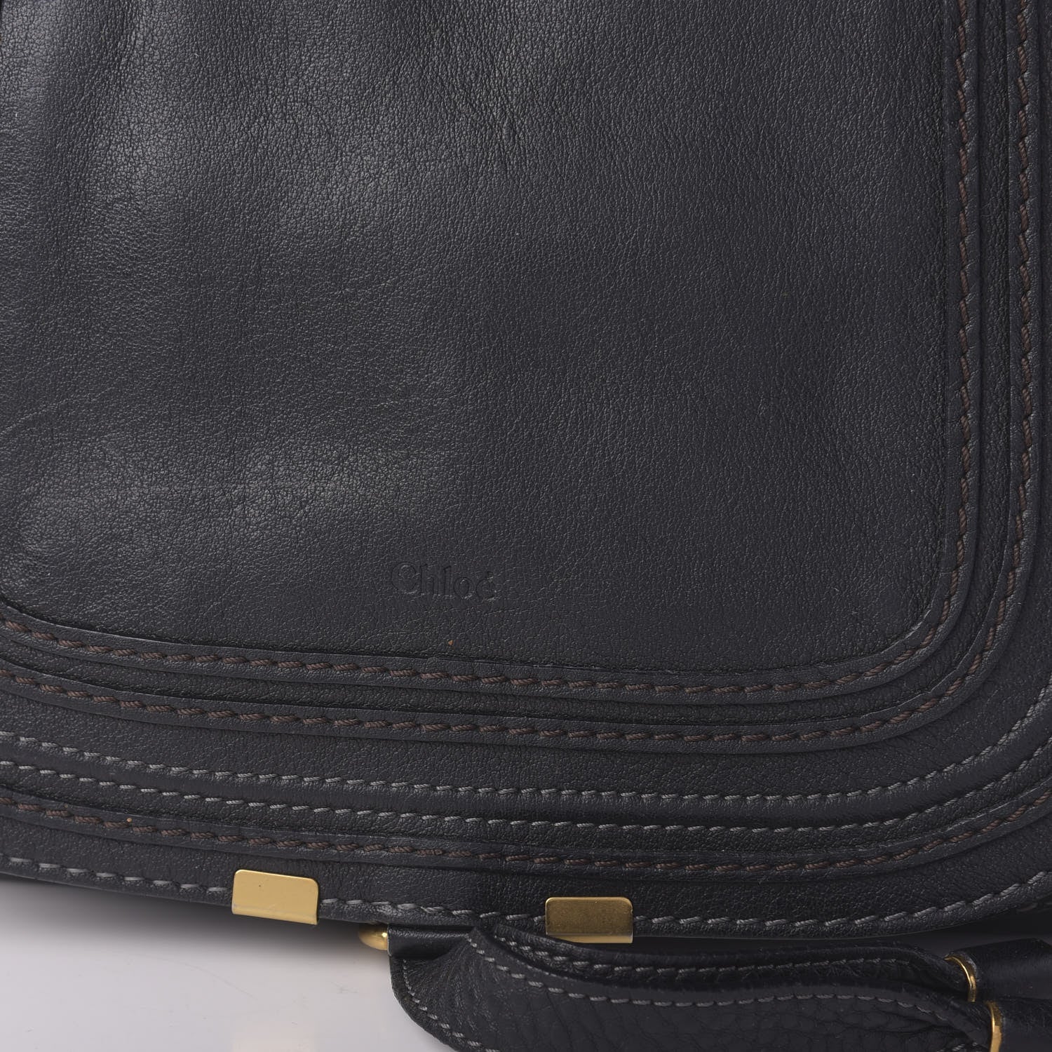 Chloe Calfskin Medium Marcie Satchel Black 9 of 9