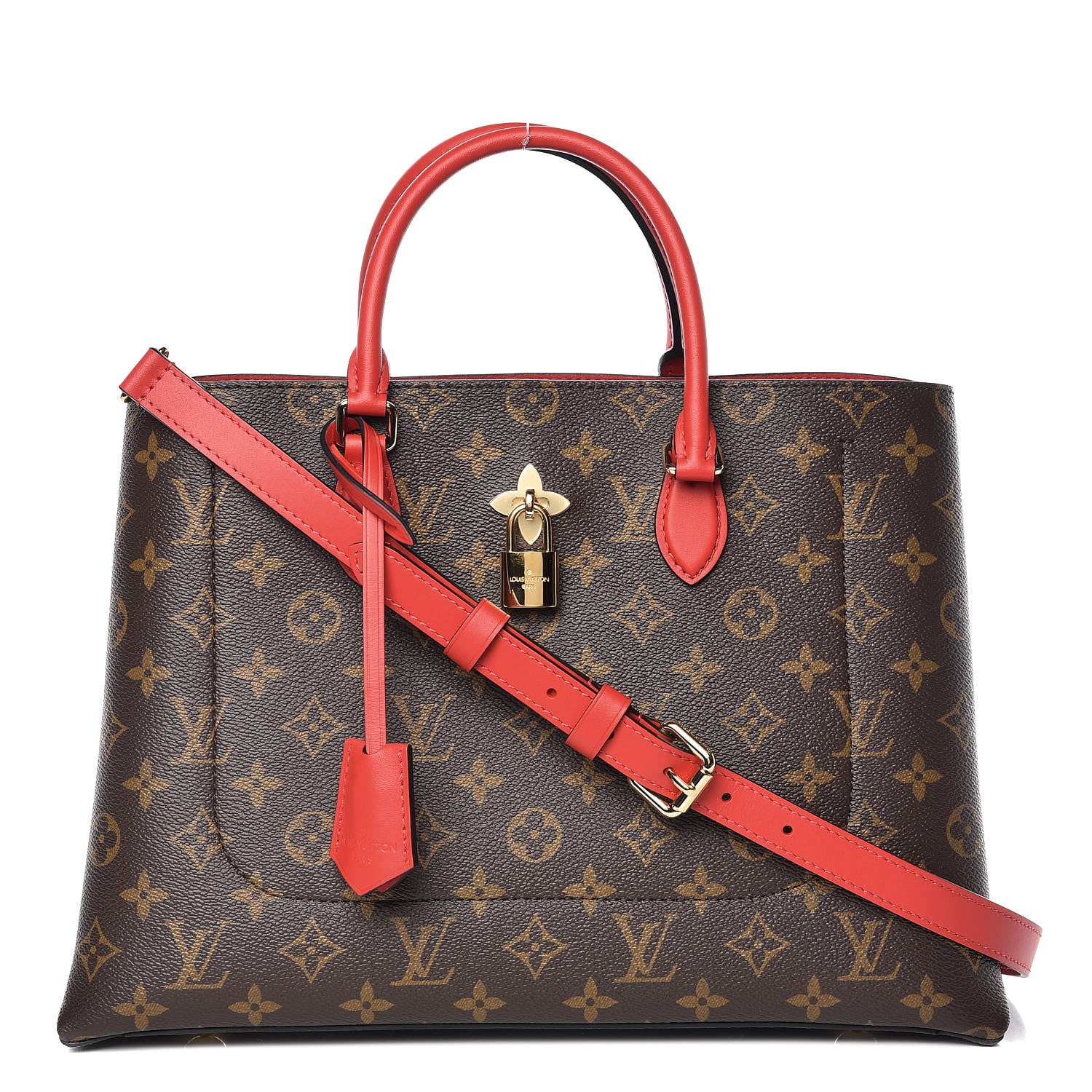 Louis Vuitton Monogram Flower Tote Coquelicot 1 of 15